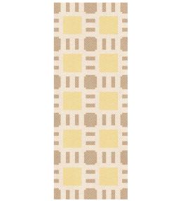 Layered Evelina Kroon Jute Runner rug Sunny Side Up EKJY75200 Sunny Side Up