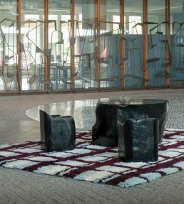 Layered Evelina Kroon Rya rug Arbor EKSHAR180270 Arbor