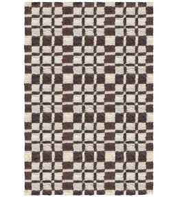 Layered Evelina Kroon Rya rug Chestnut EKSHCH180270 Chestnut