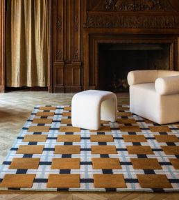 Layered Evelina Kroon Wool rug Ochre Fields EKOF140200 Ochre Fields