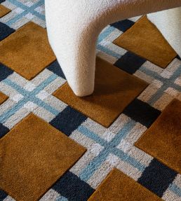 Layered Evelina Kroon Wool rug Ochre Fields EKOF140200 Ochre Fields