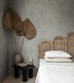 Evelina Wallpaper by Sandberg Sage Green