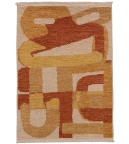 CF Editions Events and Relationships by Kate Blee rug Ochre CFR136-02 Ochre