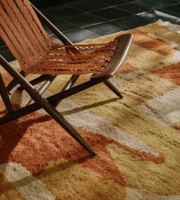 CF Editions Events and Relationships by Kate Blee rug Ochre CFR136-02 Ochre