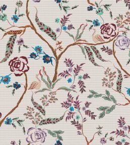 Eversley Metallic Grasscloth Wallpaper by Parker & Jules Verdigris
