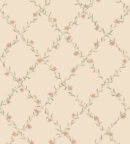 Ewa Wallpaper by Sandberg Dusty Pink
