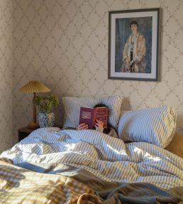Ewa Wallpaper by Sandberg Dusty Pink