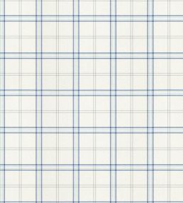 Ezra Plaid Wallpaper by Scalamandre Blue Jay