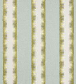 Ezra Stripe Fabric by Jane Churchill Aqua/Lime