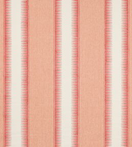 Ezra Stripe Fabric by Jane Churchill Red