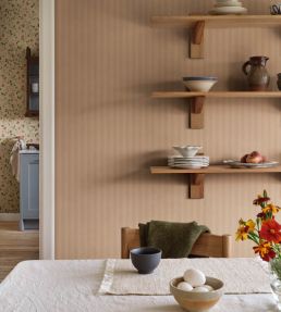 Fabian Wallpaper by Sandberg Terracotta