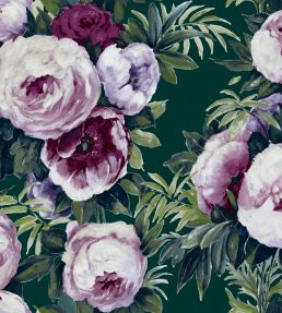 Fabiola Bloom Fabric by Arley House Plum