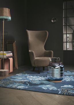 Wedgwood Fabled Floral rug Navy 37508-120180 Navy