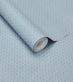 Facet Wallpaper by Eijffinger Blue