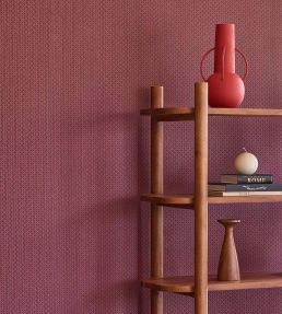 Facet Wallpaper by Eijffinger Fuschia