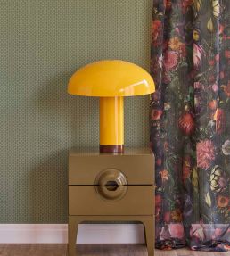 Facet Wallpaper by Eijffinger Green