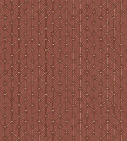 Facet Wallpaper by Eijffinger Rust Red