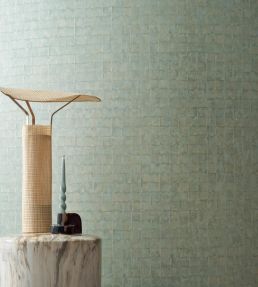 Faenza Wallpaper by Casamance Celadon