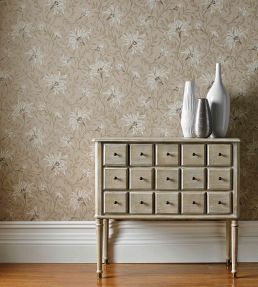 Fairhaven Wallpaper by 1838 Wallcoverings Natural