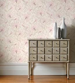 Fairhaven Wallpaper by 1838 Wallcoverings Pink