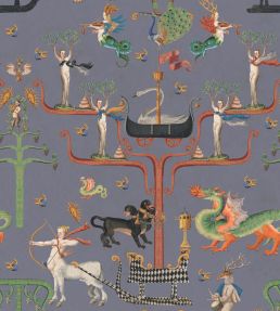 Fairies and Dragons Wallpaper by MINDTHEGAP Slate