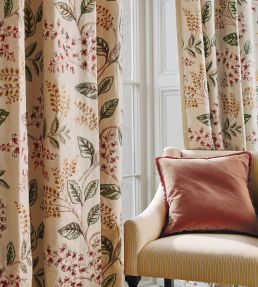 Fairlight Fabric by Colefax and Fowler Blue/Leaf
