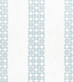 Fairmont Stripe Embroidery Fabric by Anna French Soft Blue