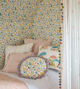 Fairy Garden Fabric by Villa Nova Yellow