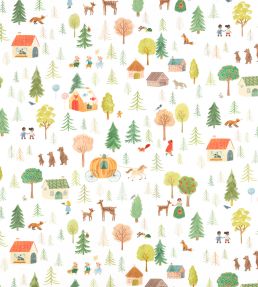Fairytale Forest Fabric by Villa Nova Green