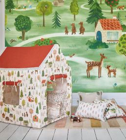 Fairytale Forest Fabric by Villa Nova Green