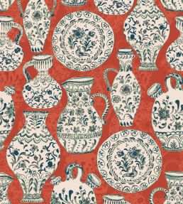 Fajalauzas Wallpaper by Tres Tintas Red
