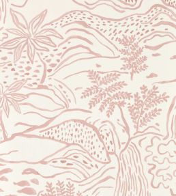 Falling Foss Wallpaper by Scion Dusk Pink