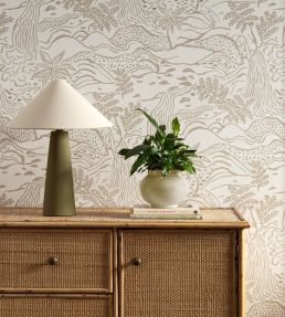 Falling Foss Wallpaper by Scion Linen