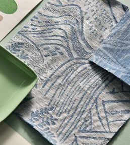 Falling Foss Weave Fabric by Scion Mist
