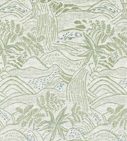 Falling Foss Weave Fabric by Scion Seaglass