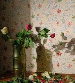Falling Leaves 1896–97 Wallpaper by CommonRoom Lace leaf