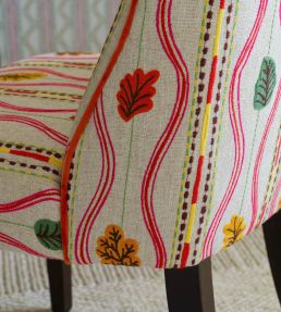 Falling Leaves Fabric by Andrew Martin Multi