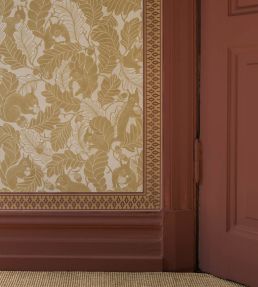 Falun Wallpaper by Langelid Von Bromssen Mustard
