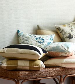 Famille Rose Fabric by Madeaux 01 China Blue