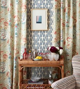 Famille Rose Fabric by Madeaux 02 Rose