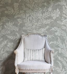 Fan Flower Wallpaper by Lewis & Wood Eucalyptus