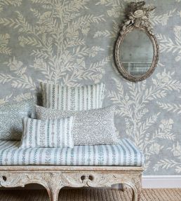 Fan Flower Wallpaper by Lewis & Wood Eucalyptus