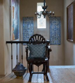 Fanfare in Gino Fabric by Liberty Flax Flower