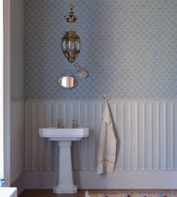 Fanfare Wallpaper by Liberty Flax Flower