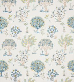 Fantasia Fabric by Jane Churchill Blue/Yellow