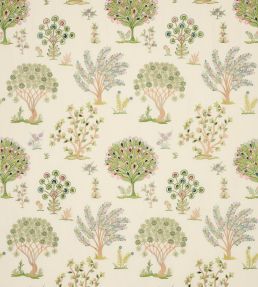 Fantasia Fabric by Jane Churchill Pink/Green
