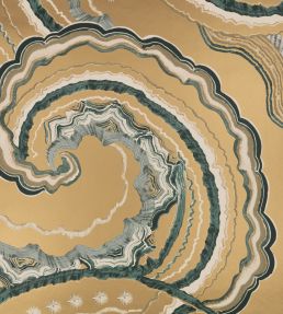 Fantasia Wallpaper by Romo Vintage Gold