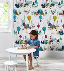Far Far Away Wallpaper by Prestigious Textiles Rainbow