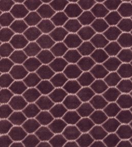 Faraday Velvet Fabric by Sanderson Plum