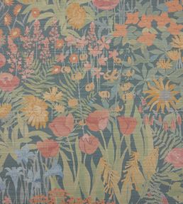 Faria Flowers Wallpaper by Liberty Lacquer Moss